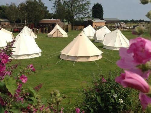 Skipbridge Farm Shepherds Huts Campground Green Hammerton Exteriér fotografie